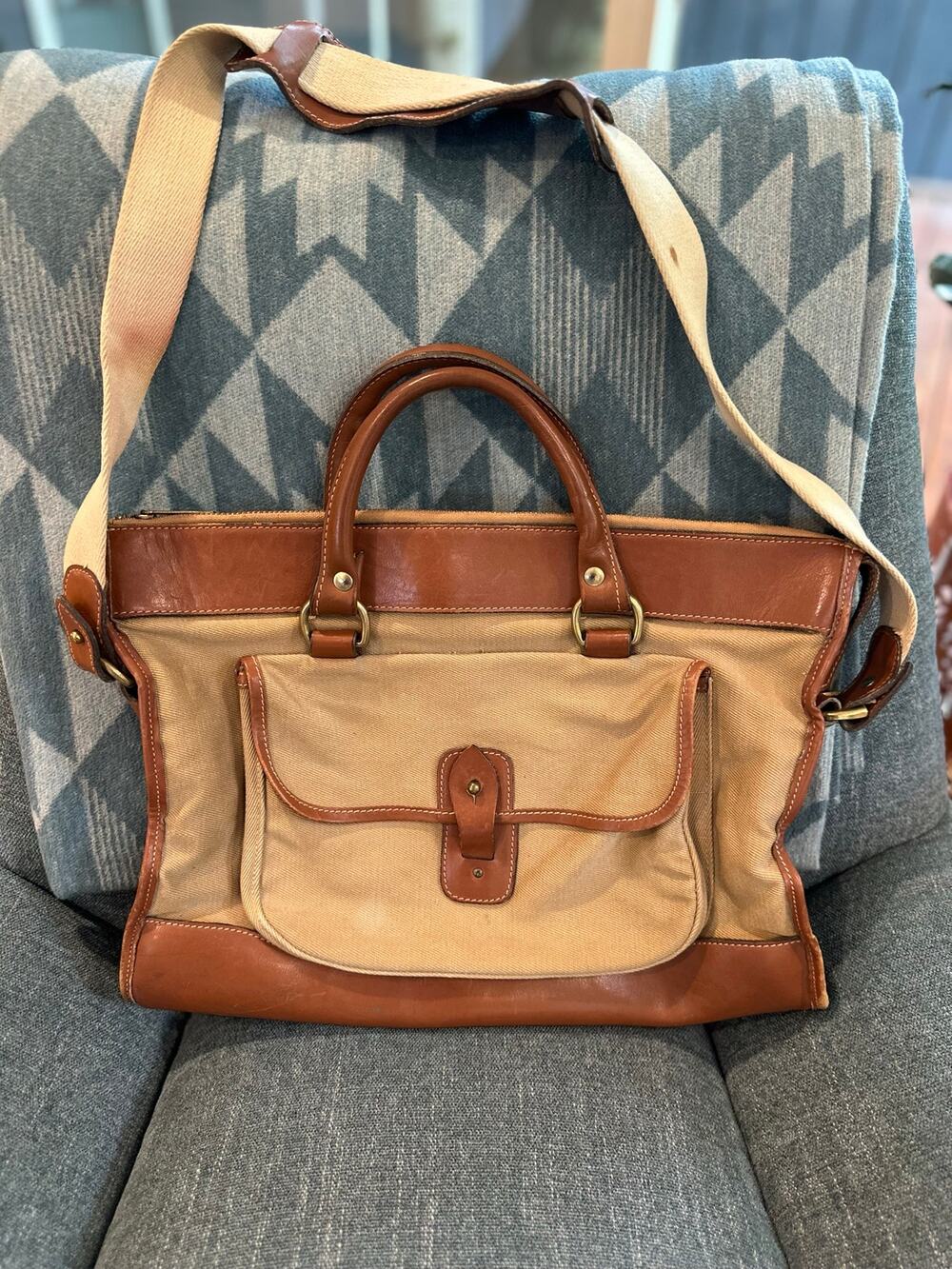 Vintage Marley Hodgson Ghurka No. 9 "The Runabout" Satchel
